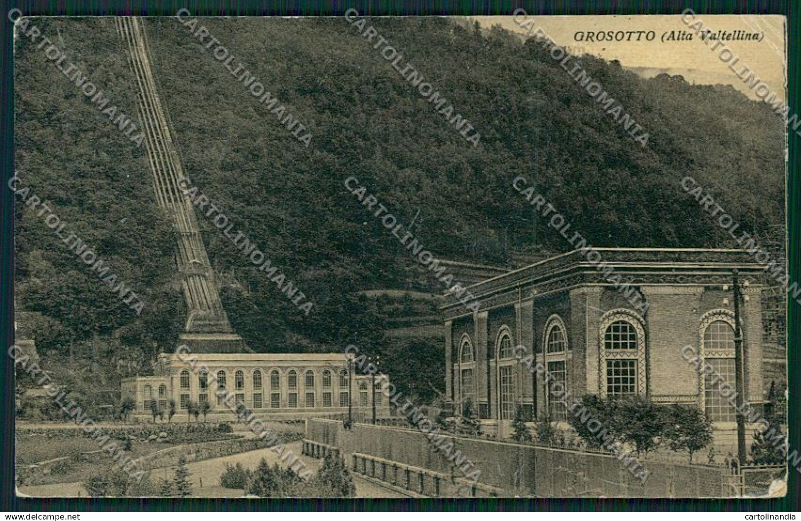 Sondrio Grosotto cartolina QQ7506