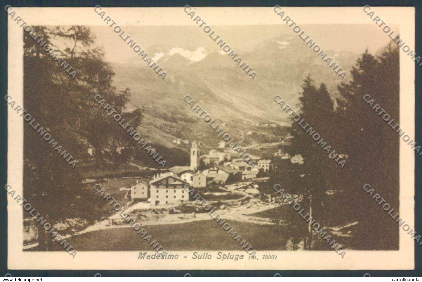 Sondrio Madesimo cartolina LQ5277
