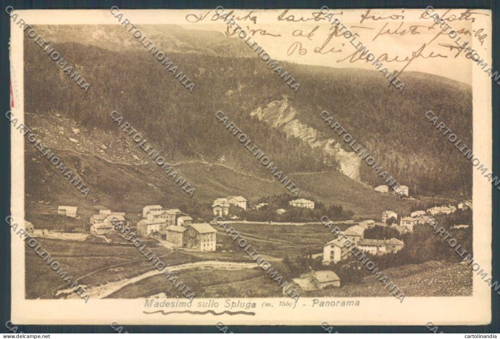 Sondrio Madesimo cartolina LQ5282