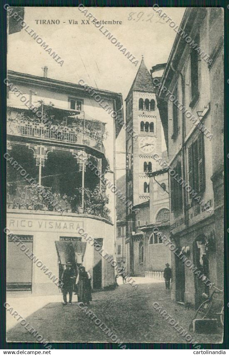 Sondrio Trivigno cartolina QQ7668