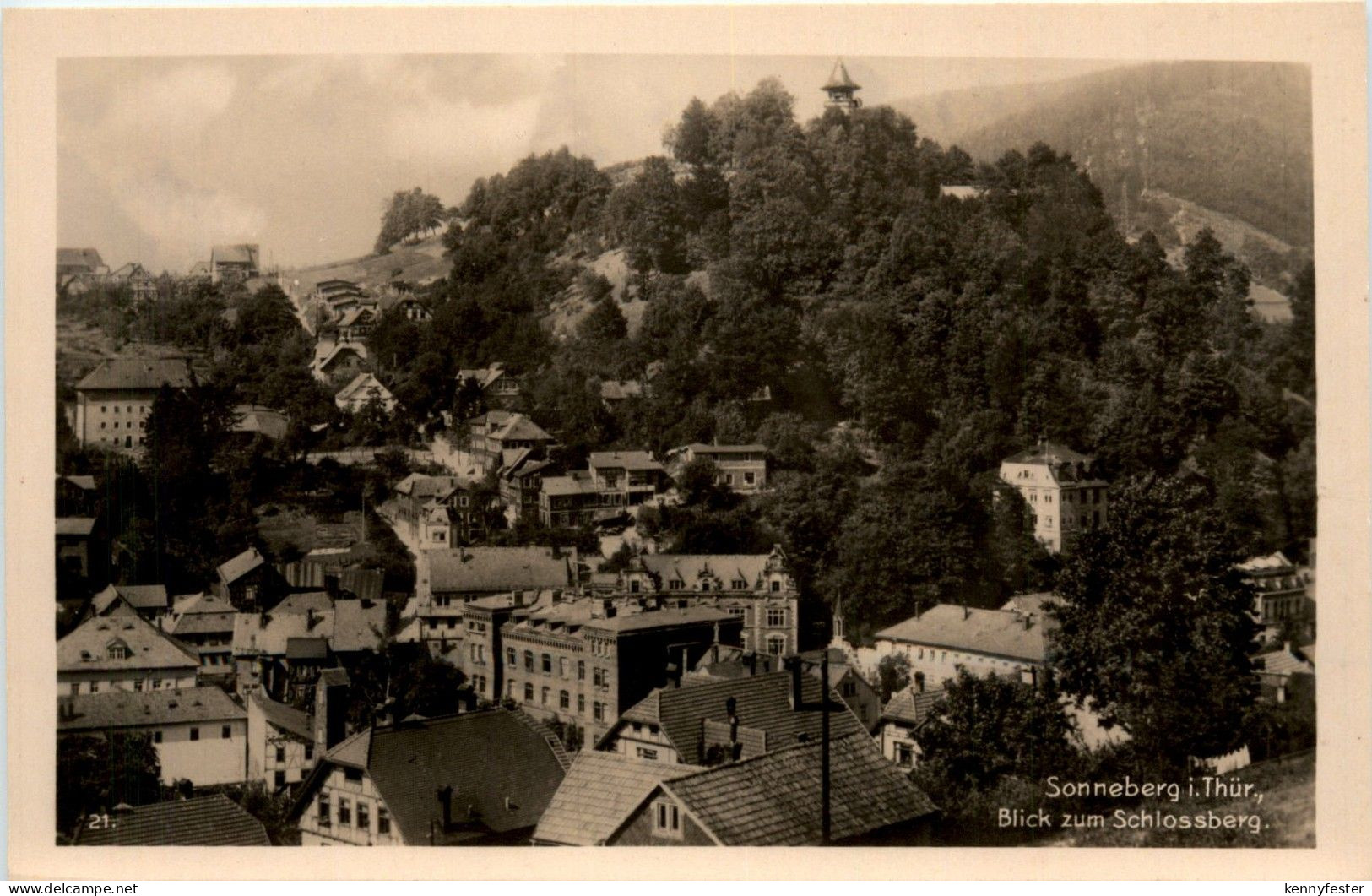 Sonneberg - Blick zum Schlossberg