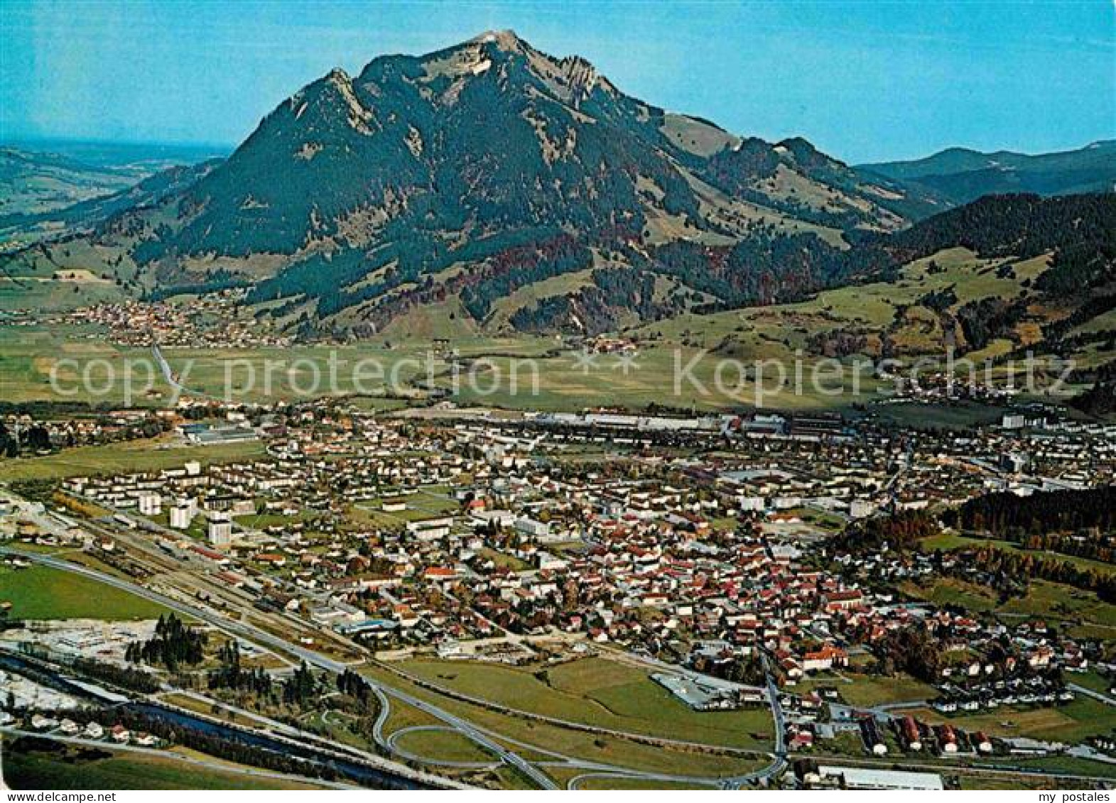 Sonthofen Oberallgaeu Fliegeraufnahme