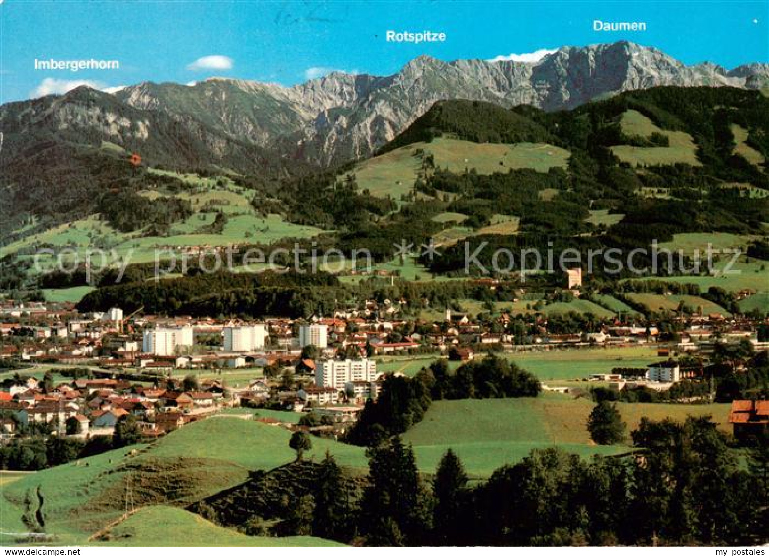 Sonthofen Oberallgaeu Fliegeraufnahme