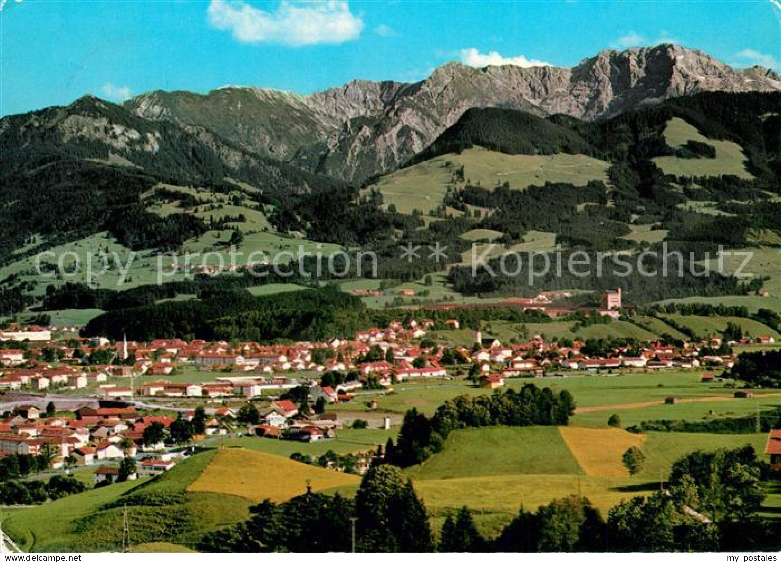 Sonthofen Oberallgaeu Fliegeraufnahme