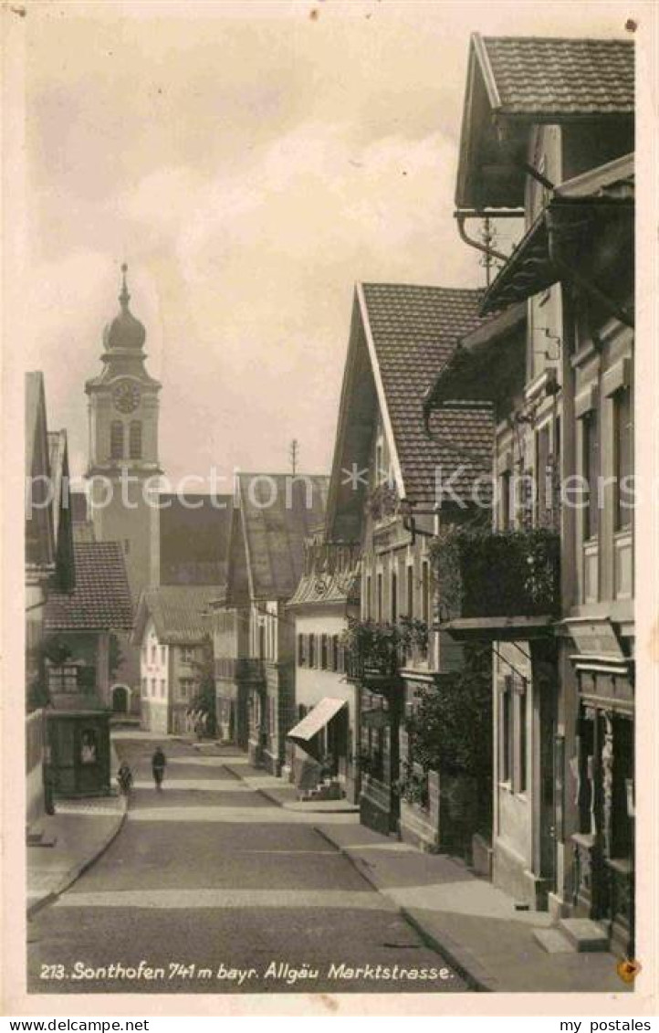 Sonthofen Oberallgaeu Marktstrasse