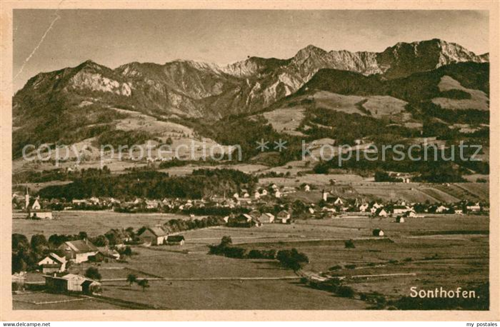 Sonthofen Oberallgaeu Panorama