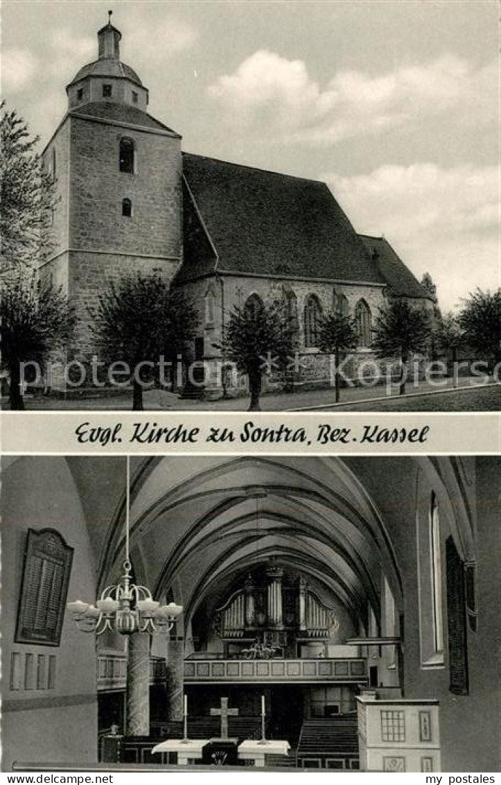 Sontra Werra-Meissner-Kreis Hessen Evangelische Kirche Innenansicht Orgel