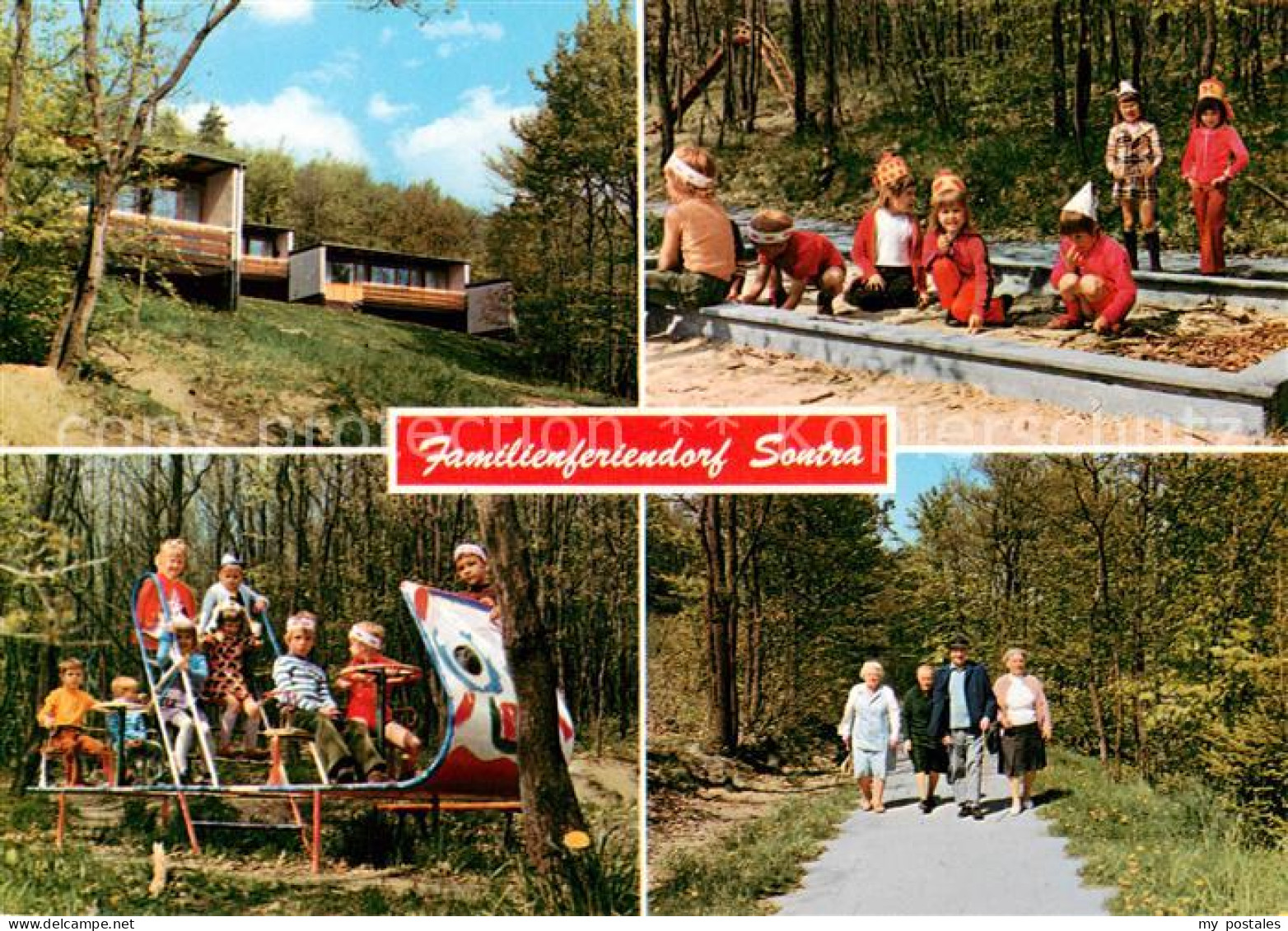Sontra Werra-Meissner-Kreis Hessen Familienferiendor Sontra Kinderspielplatz Wal