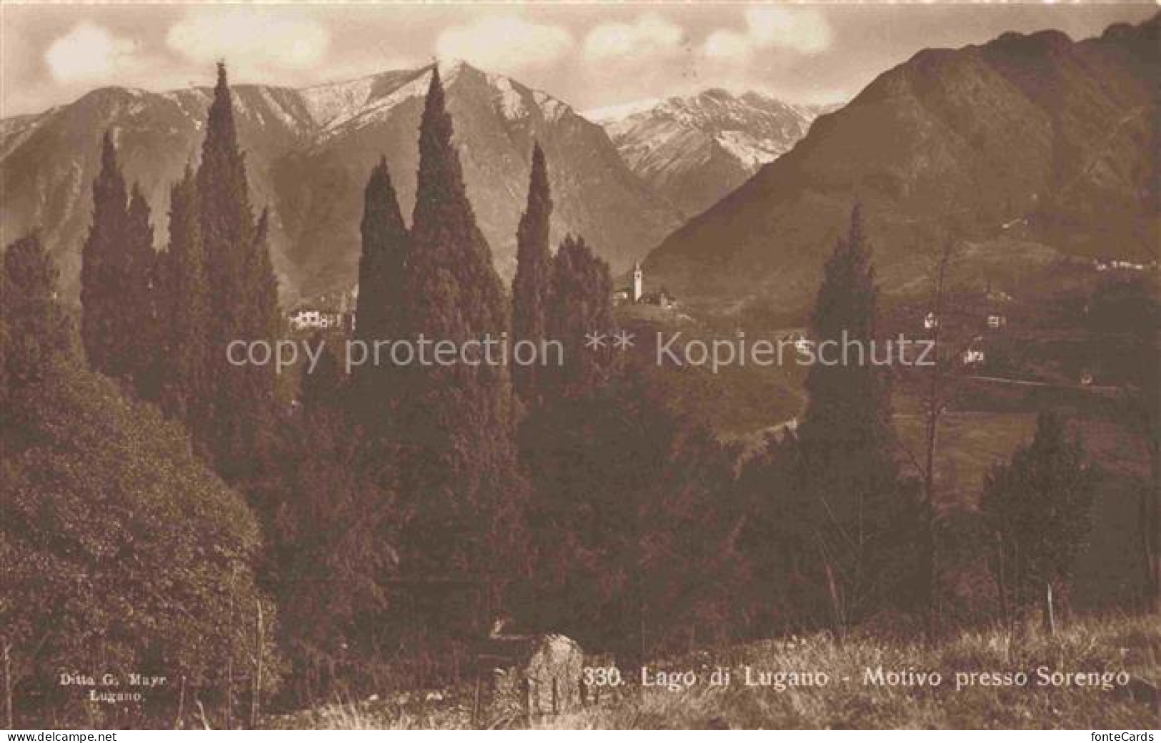 Sorengo LUGANO TI Lago di Lugano Motivo