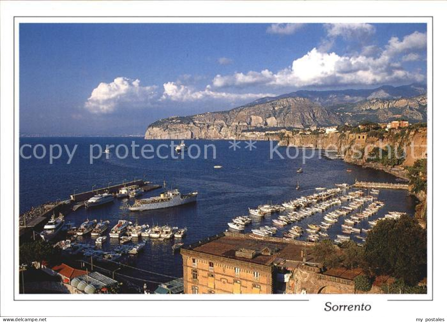 Sorrento Campania Panorama Hafen