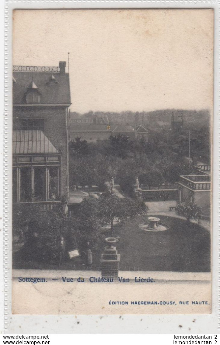 Sottegem. Vue du chateau Van Lierde. *