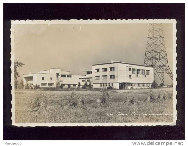 sottens l'émetteur national suisse édit.perrochet n° 7589 belle cpsm