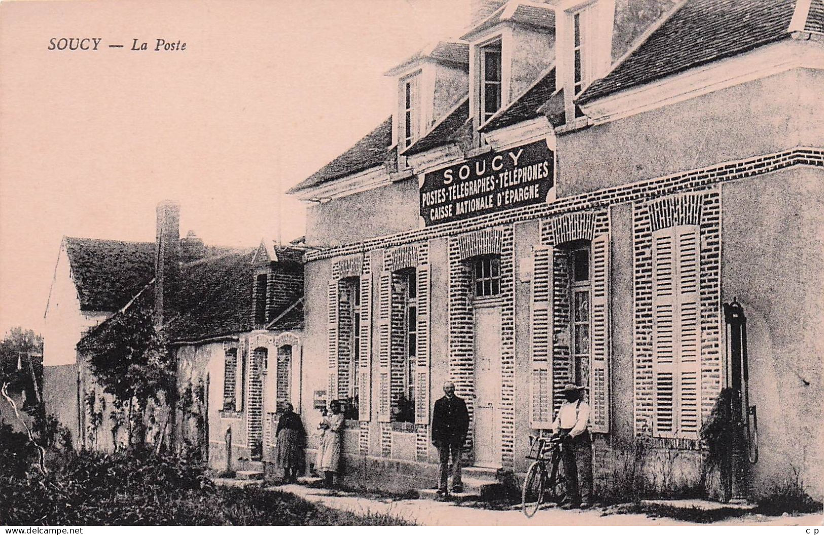 Soucy - Poste - CPA °Jp