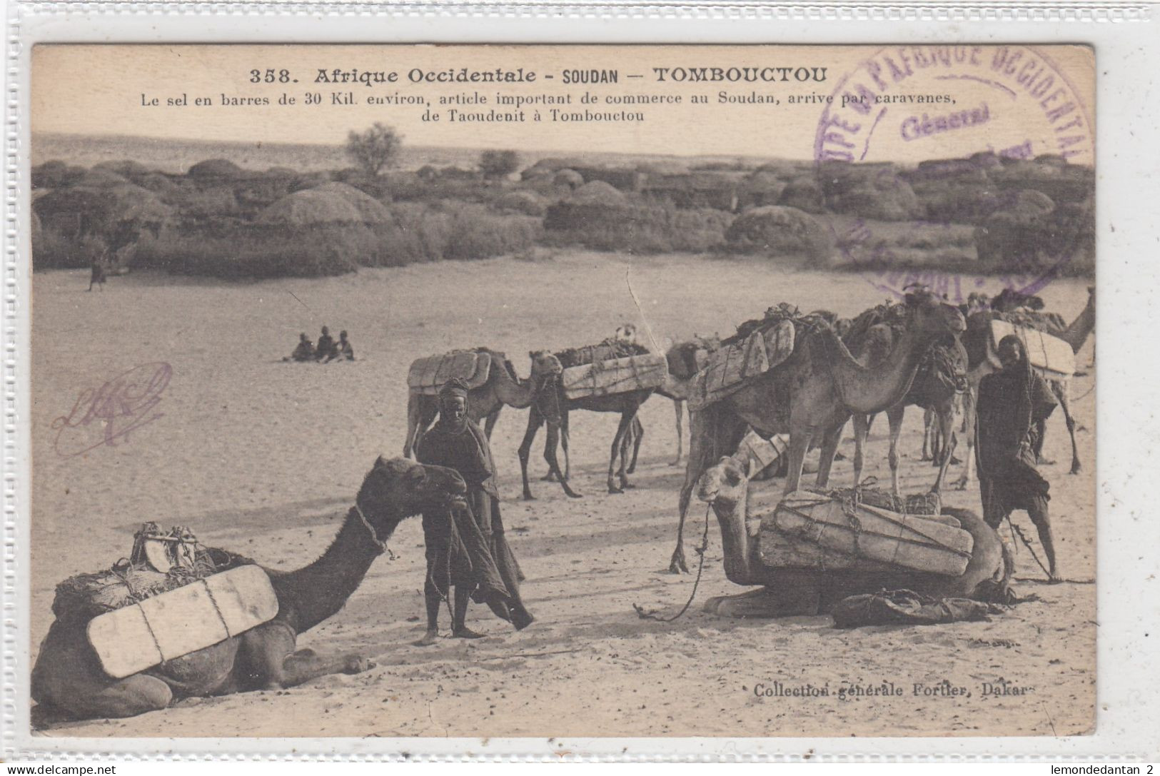 Soudan. Cavaliers de la Region de Segou. *