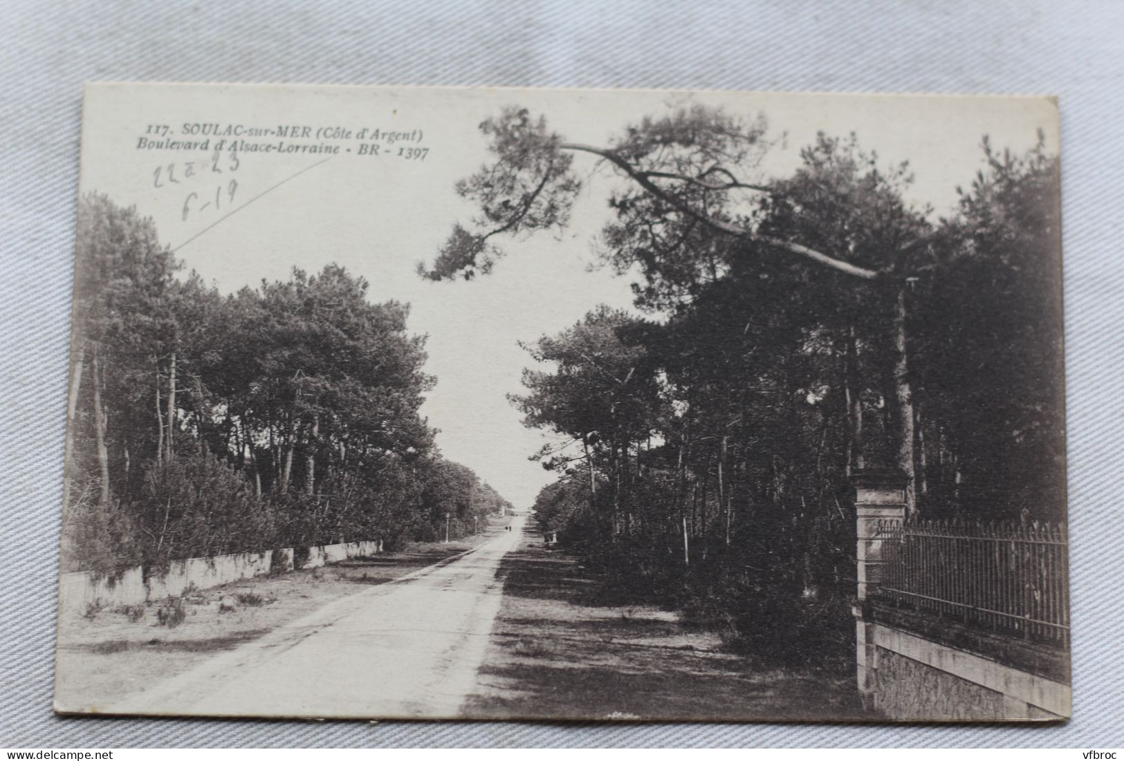 Soulac sur mer, boulevard d'Alsace Lorraine, Gironde 33