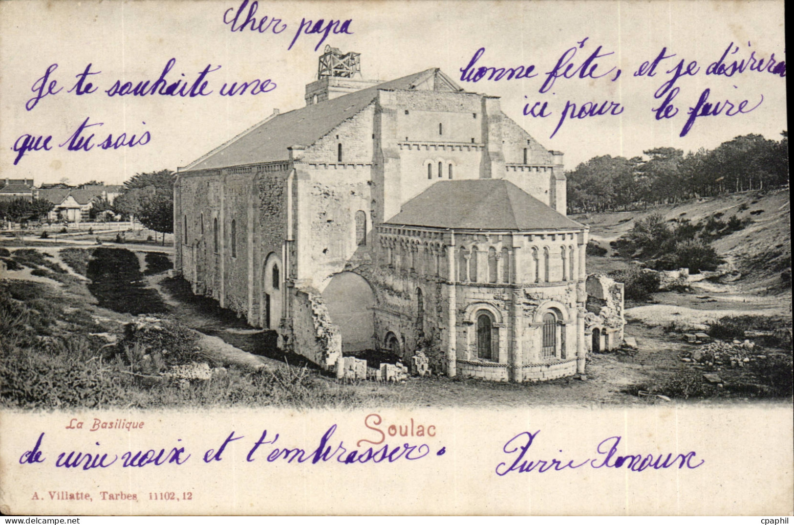 Soulac sur Mer CPA La basilique