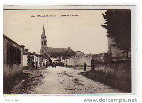 Soullans : route de St Hilaire
