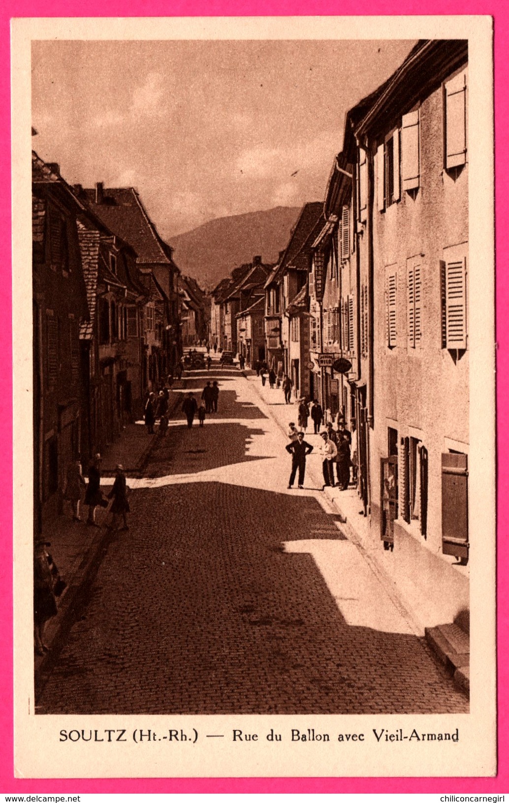 Soultz - Rue du Ballon avec Vieil Armand - Animée - TH. MAAG