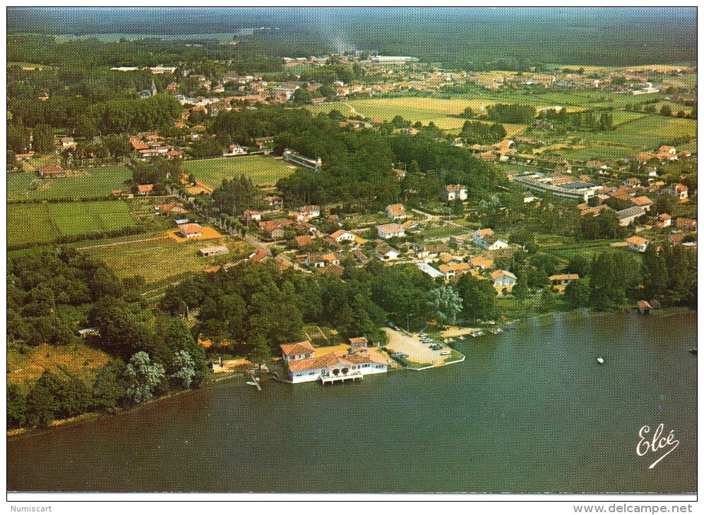 Soustons.. belle vue aérienne le Lac de Soustons