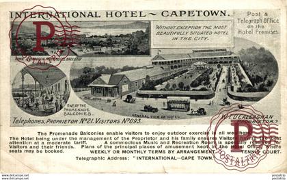 AFRICA. SUDAFRICA. SOUTHAFRICA. INTERNATIONAL HOTEL. CAPETOWN.