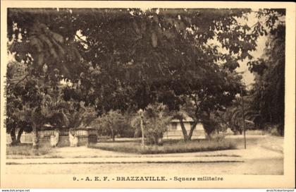 CPA Brazzaville Französisch-Kongo, Militärplatz