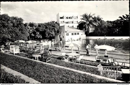 CPA Brazzaville Französisch-Kongo, Schwimmbad