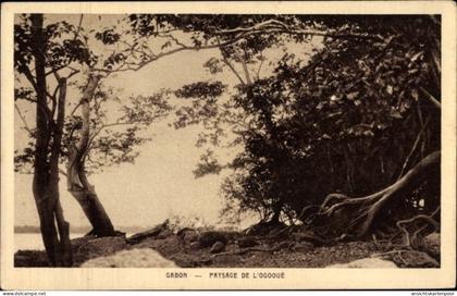 CPA Gabun, Paysage de l'Ogooué