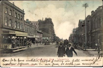 CPA Johannesburg Südafrika, Commissioner Street, Pferdebahn