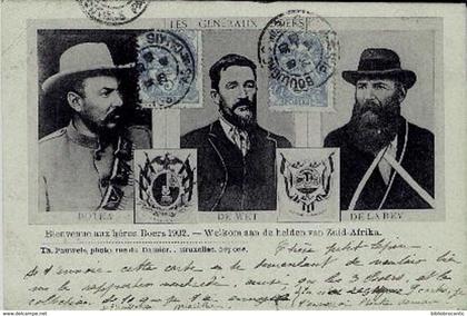 LES GENERAUX BOERS - BIENVENUE AUX HEROS BOERS - WELKOM AAN DE HELDEN VAN ZUID-AFRIKA