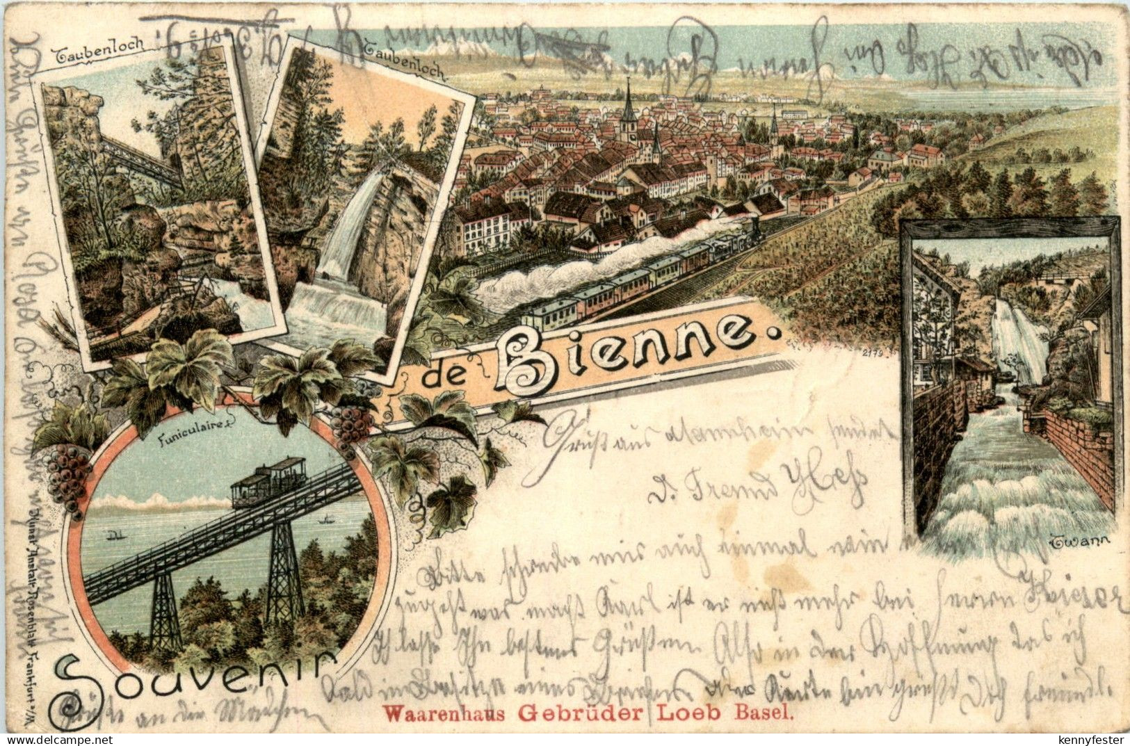 Souvenir de Bienne - Litho