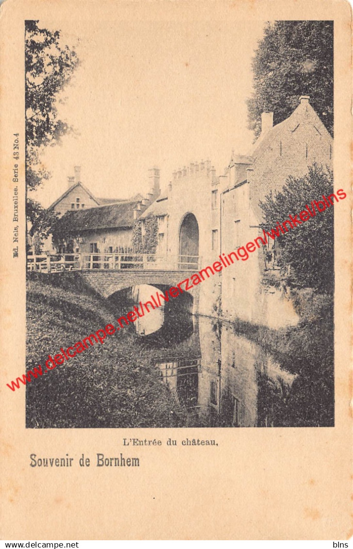 Souvenir de Bornhem - L'Entrée du Château - Bornem