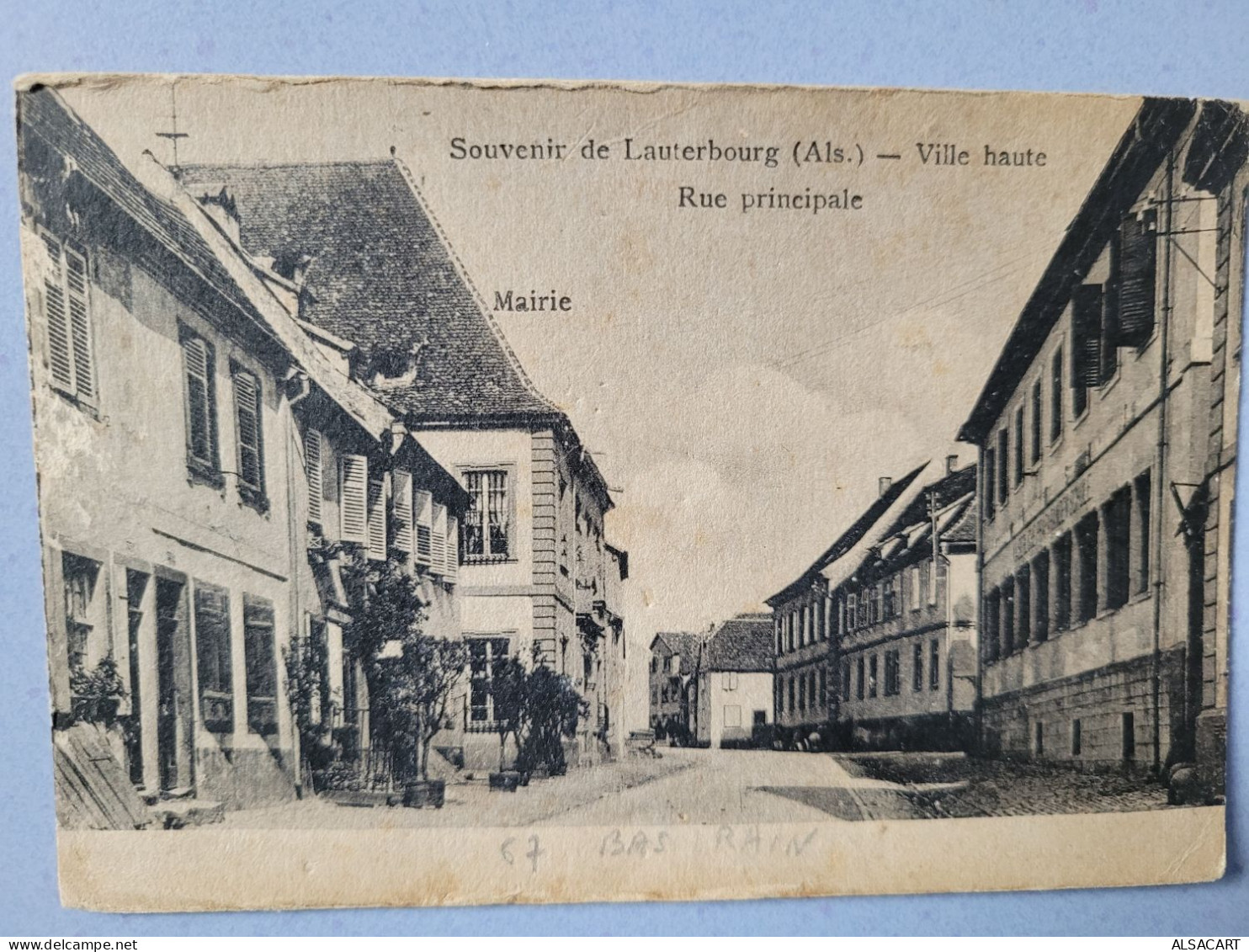 souvenir de Lauterbourg , rue principale