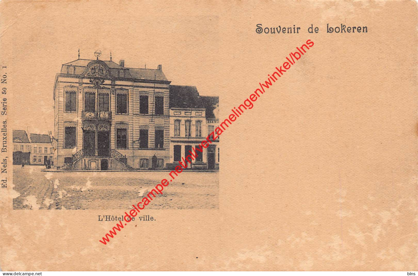 Souvenir de Lokeren - L'Hôtel de Ville - Lokeren