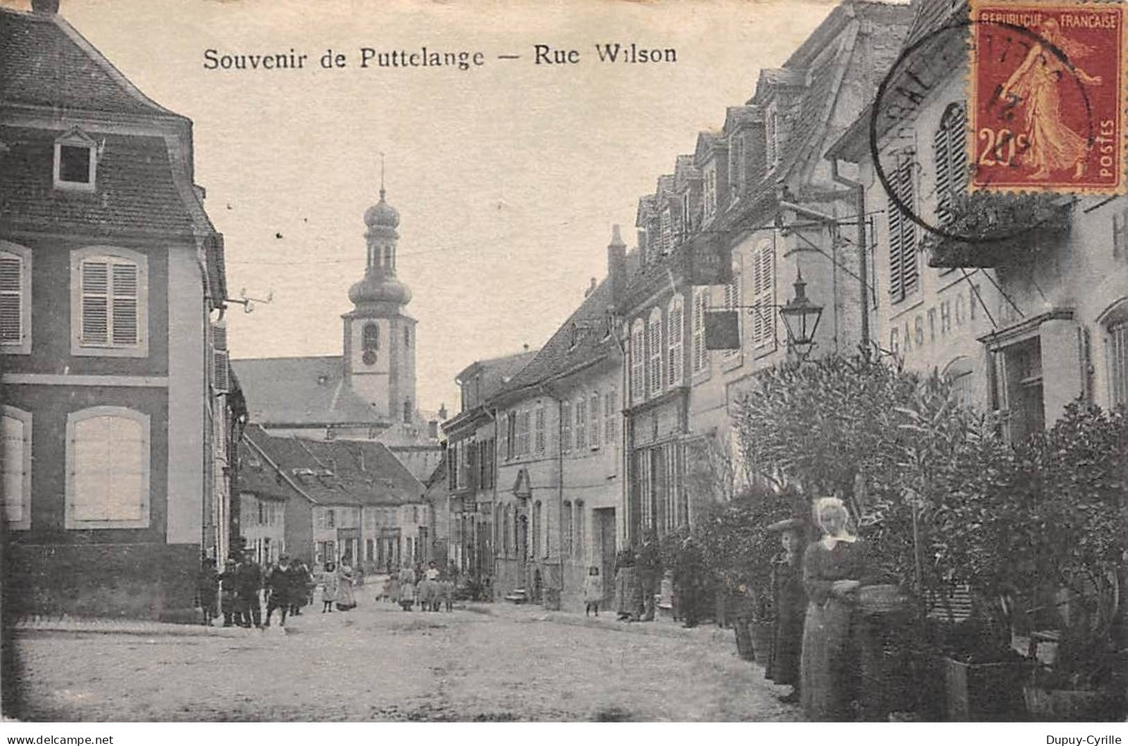 Souvenir de PUTTELANGE - Rue Wilson - état