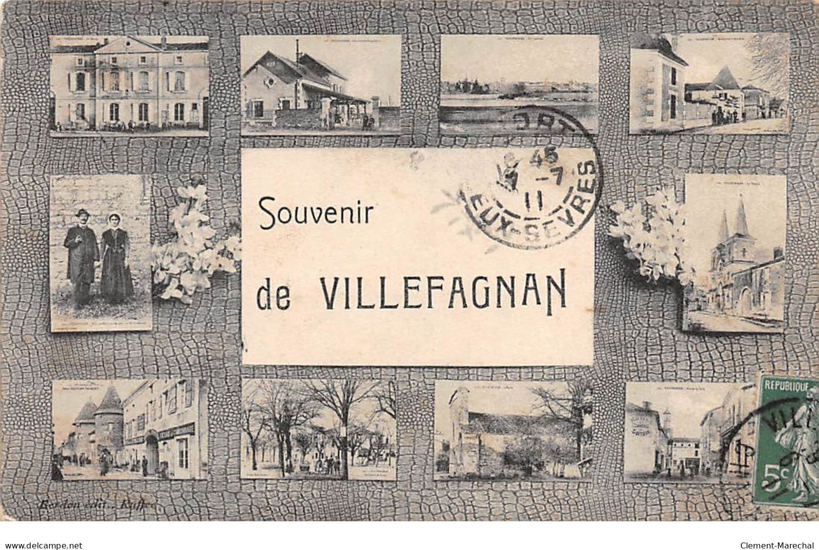 Souvenir de VILLEFAGNAN - très bon état