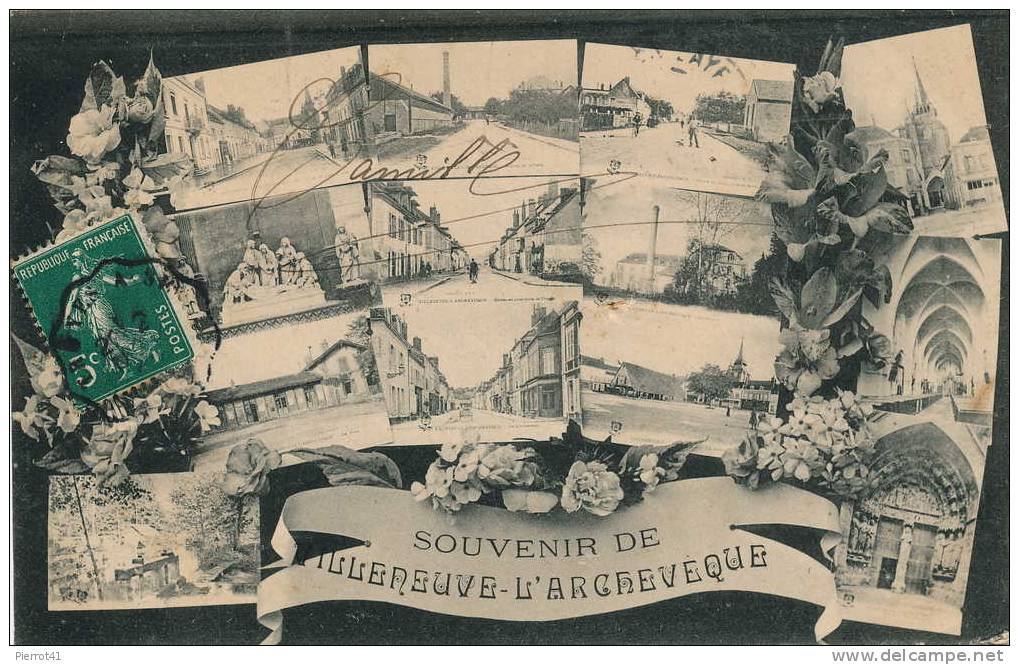 Souvenir de VILLENEUVE L´ARCHEVÊQUE