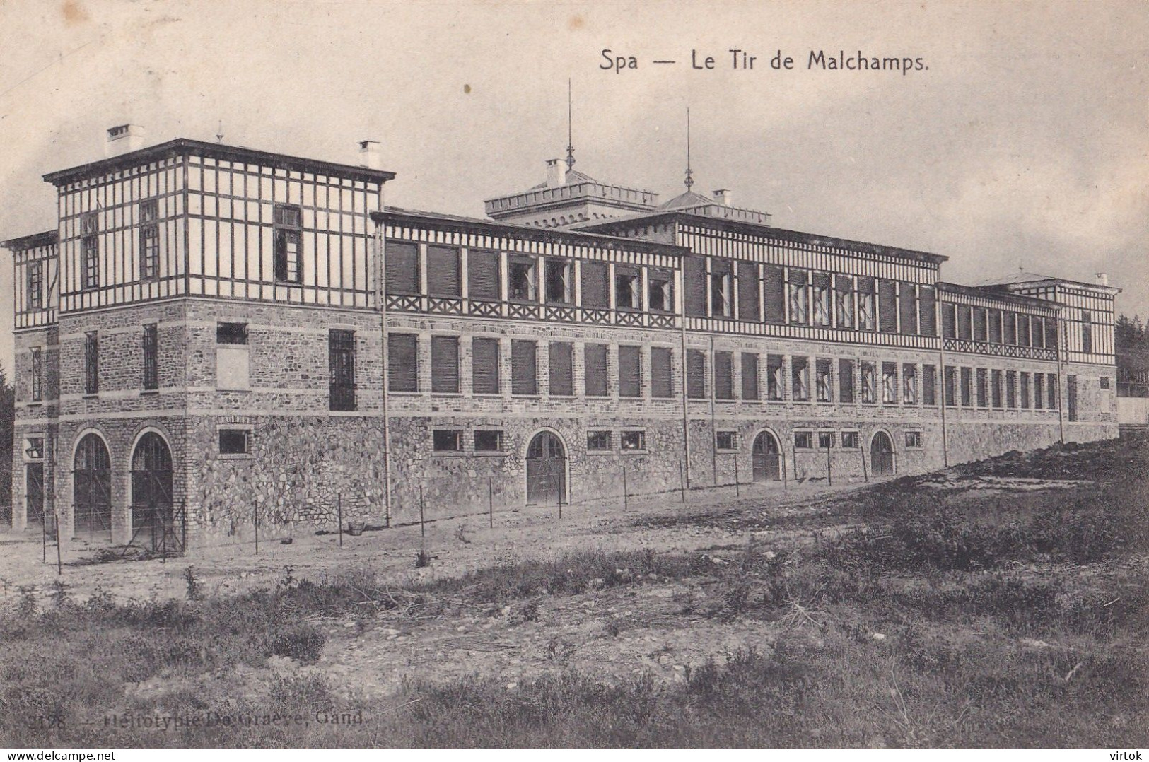 SPA  (  carte ecrit avec timbre )