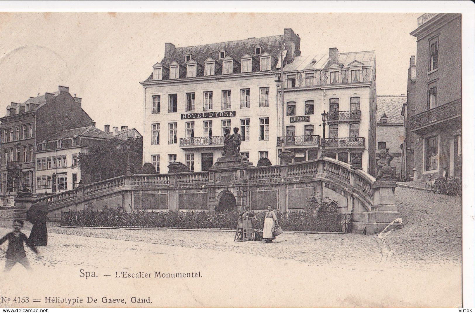 SPA  (  carte ecrit avec timbre )