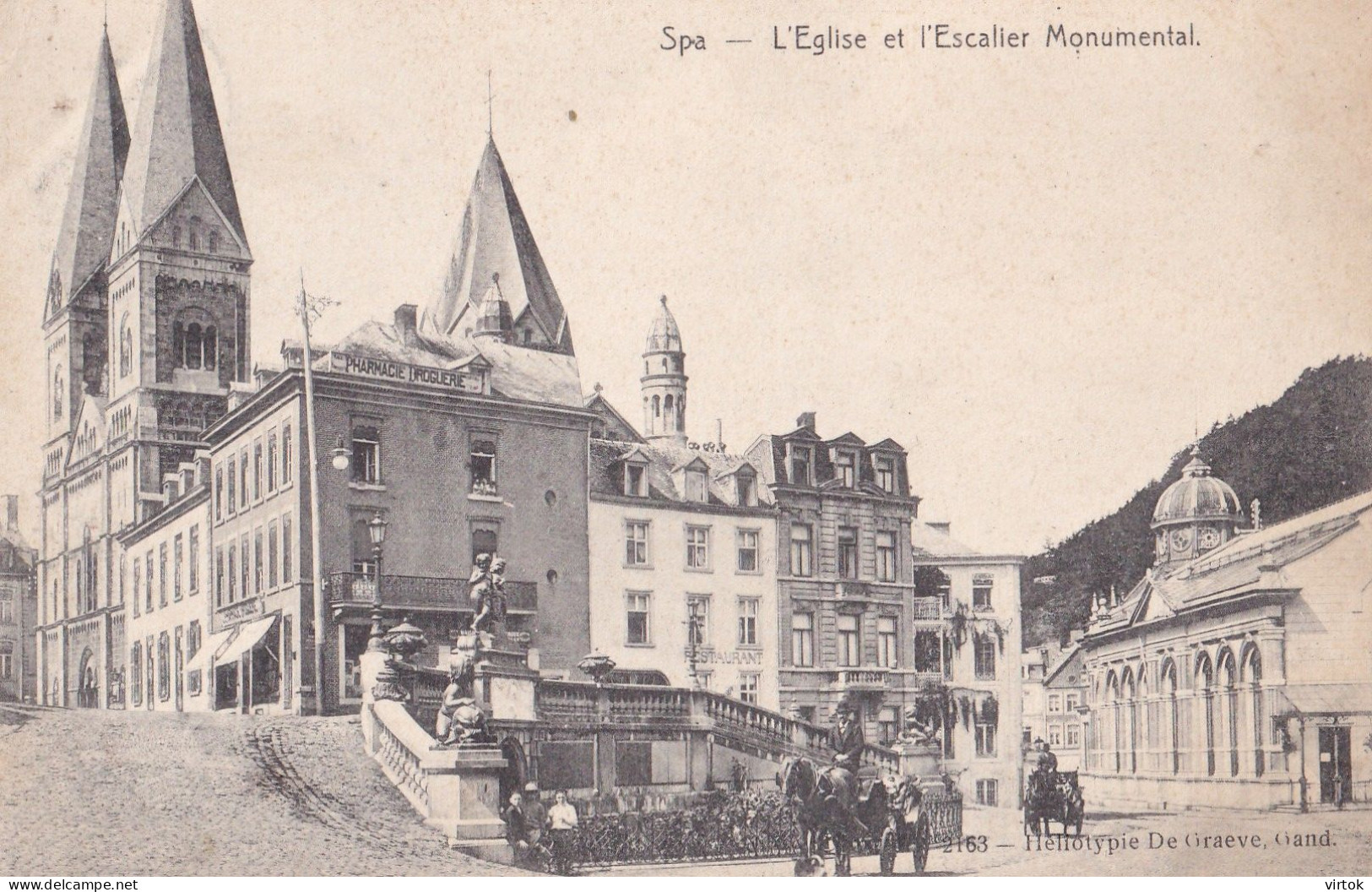SPA  (  carte ecrit avec timbre )