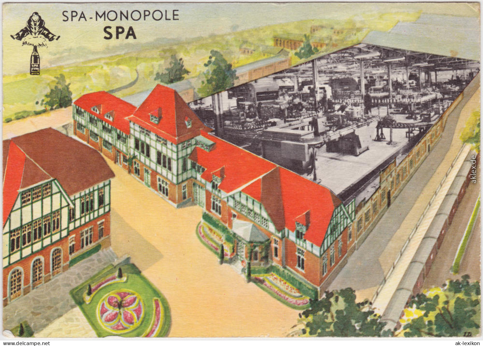 Spa kêr (Spå  Spâ) Spa Monopole  Reine reinigt de nierenlave les reins 1968