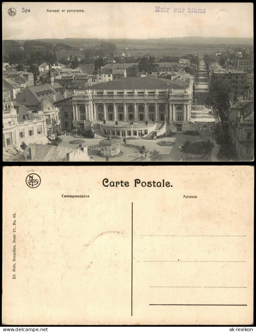 Spa (Provinz Lüttich) Spa (kêr) (Spå / Spâ) Kursaal et panorama. 1915