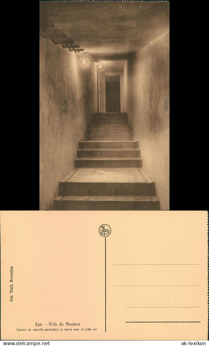 Spa (Provinz Lüttich) Spa (kêr) (Spå  Spâ) Villa du Neubois - Treppe 1913