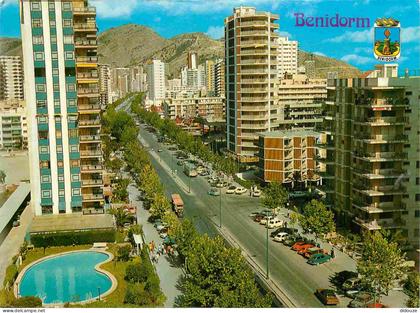 Carte Postale - Espagne - Espana - Comunidad Valenciana - Benidorm - Avenida Del Mediterraneo - immeubles - architecture