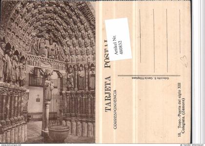480832,Spain Zamora Toro Puerta del siglo Colegiata Portal
