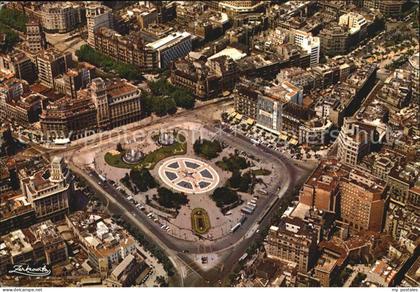 Barcelona Cataluna Fliegeraufnahme KPlaza de Cataluna