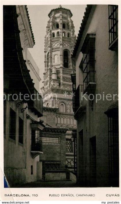 Barcelona Cataluna pueblo Espanol Campanario
