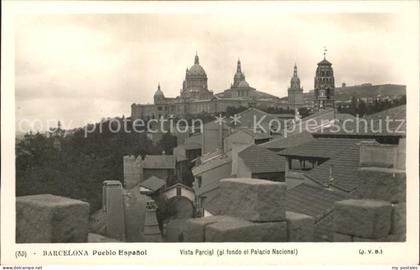 Barcelona Cataluna Pueblo Espanol Vista Parcial