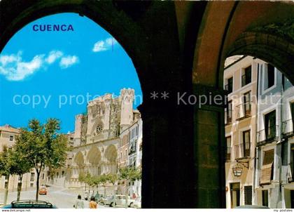 Cuenca Castilla-La Mancha Espana Plaza Mayor y Catedral