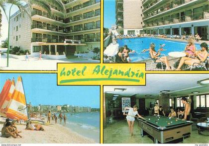 El Arenal Mallorca ES Hotel Alejandria Pool Strand Billardraum