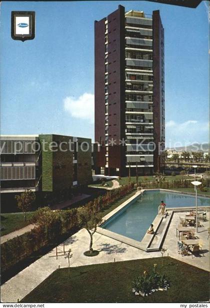 La Manga Murcia Gebaeude Schwimmbad